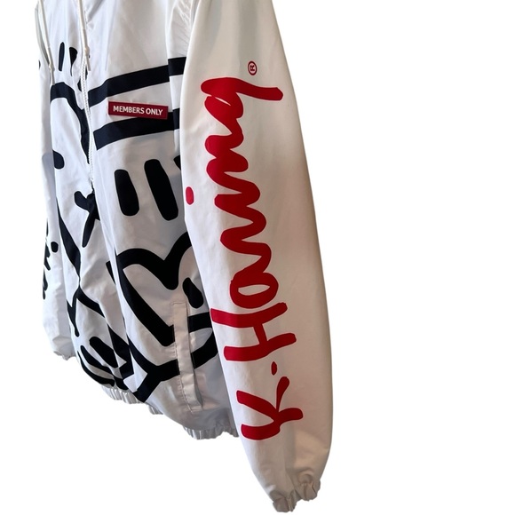 Keith Haring X Members Only Half Zip Jacket - Picture 3 of 15